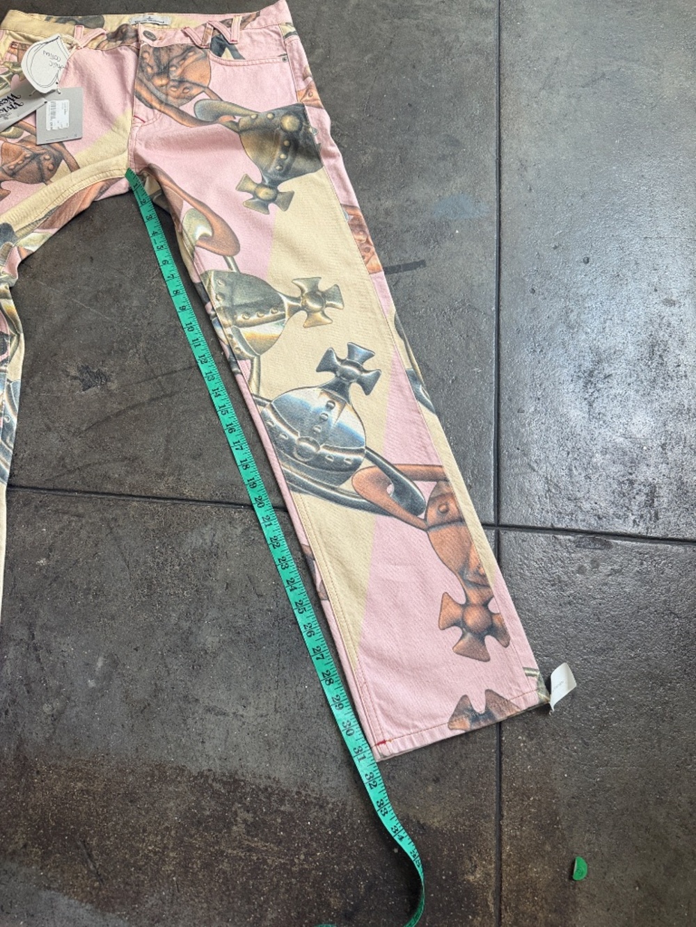 Vivienne Westwood New 530$ A/W 2022 over orb jeans w/ - Picture 4 of 11